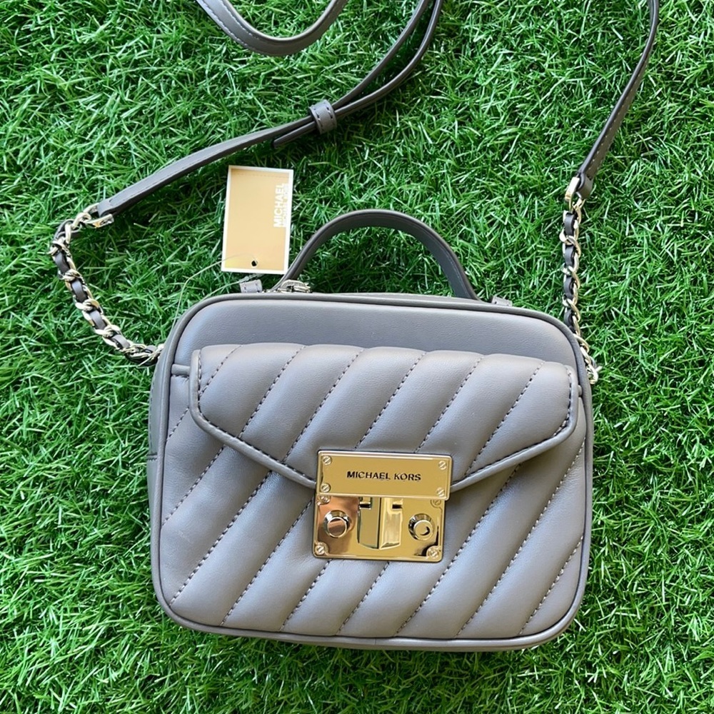 Michael Kors Small Rose Top Handle Leather Satchel